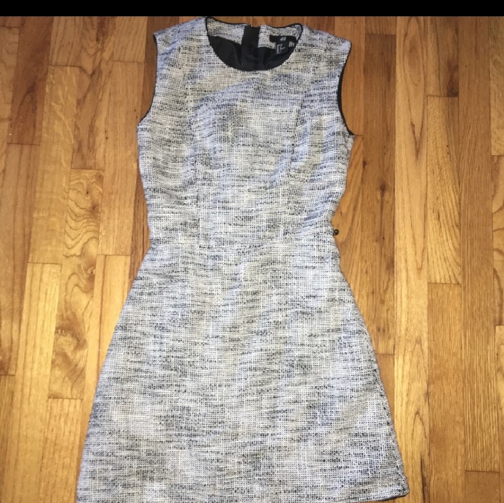 H&M Gray Stitch Dress